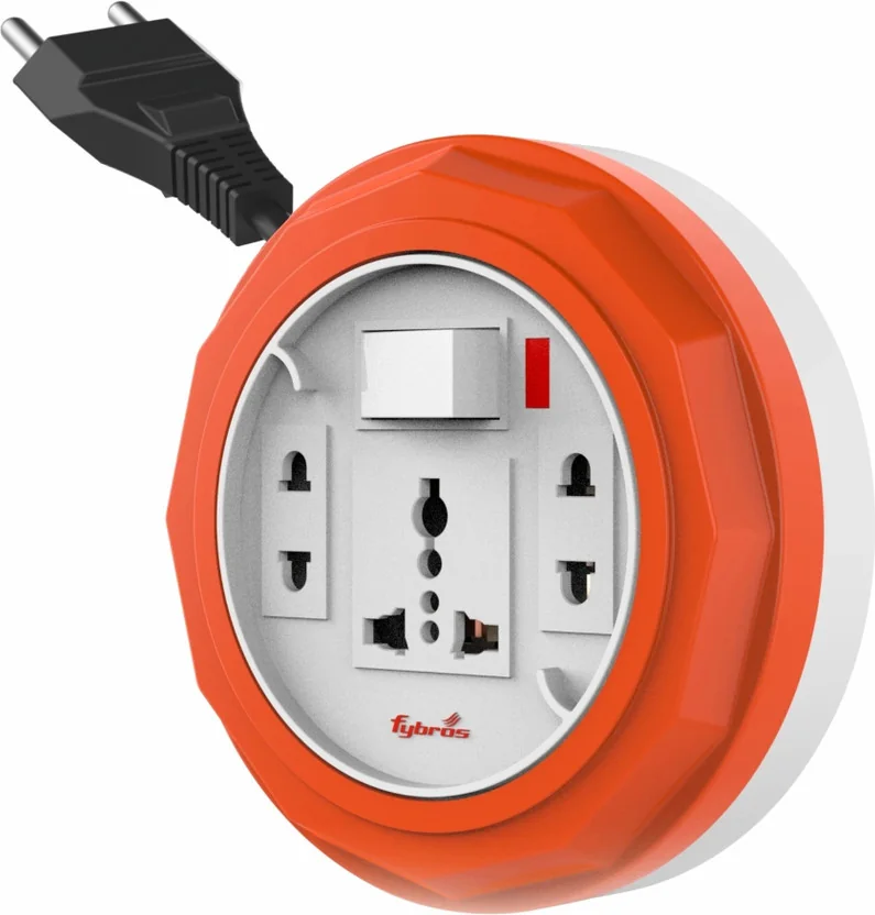 Heavy Duty 10 Socket (5+5) Universal Extension Board with 2 Meter Pure Copper Wire & Master Switch